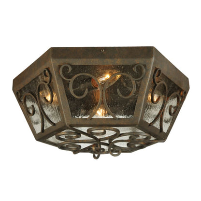 Meyda Tiffany Camilla 4 Light 20" Wide Flush Mount Ceiling Fixture