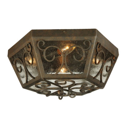 Meyda Tiffany Camilla 4 Light 20" Wide Flush Mount Ceiling Fixture