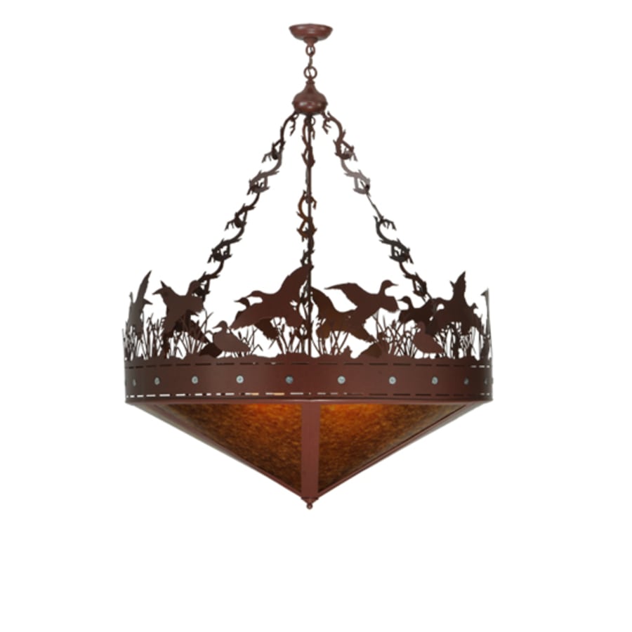 Meyda Tiffany Ducks in Flight 6 Light 42" Wide Pendant
