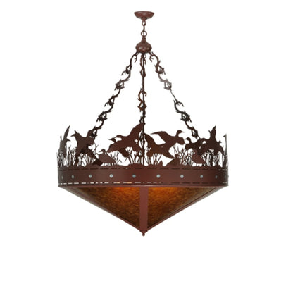 Meyda Tiffany Ducks in Flight 6 Light 42" Wide Pendant