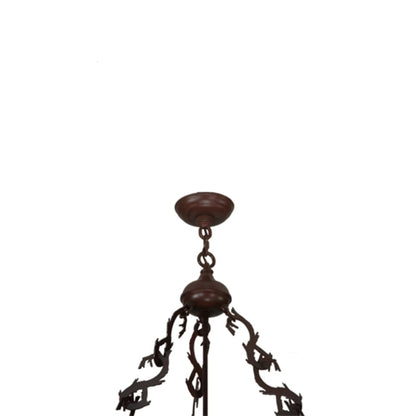 Meyda Tiffany Ducks in Flight 6 Light 42" Wide Pendant