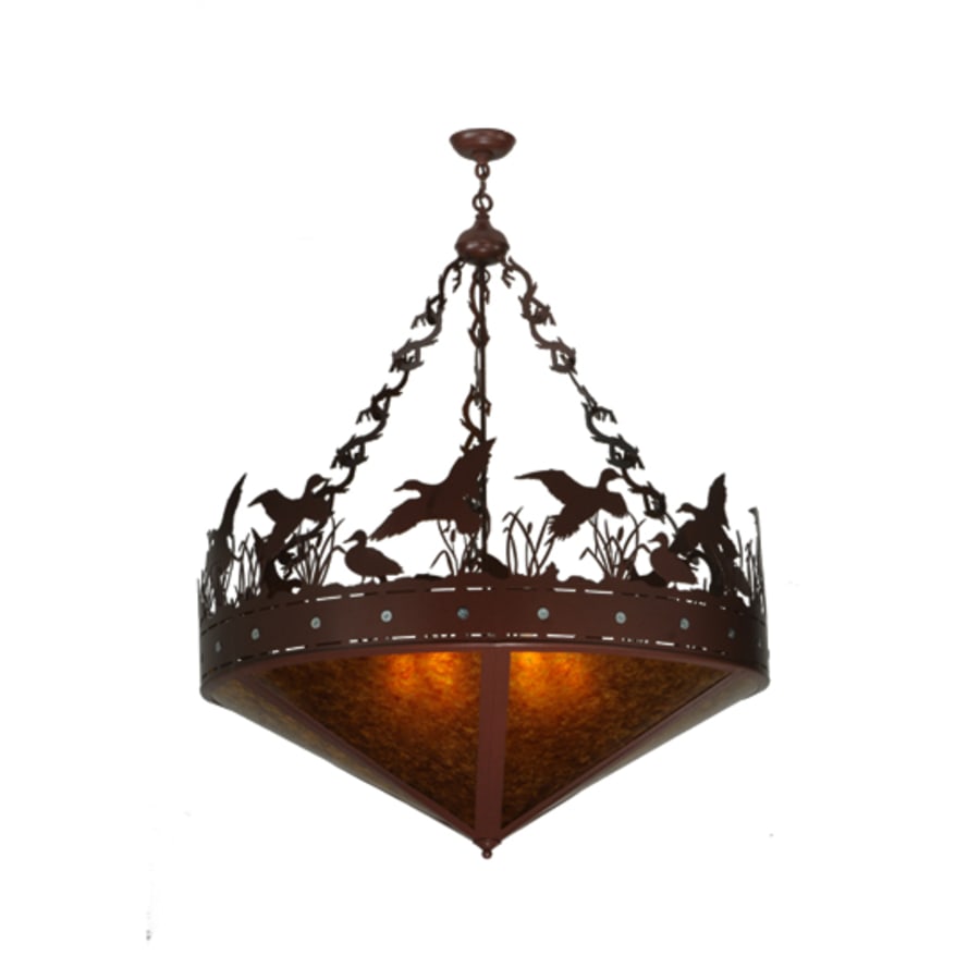 Meyda Tiffany Ducks in Flight 6 Light 42" Wide Pendant
