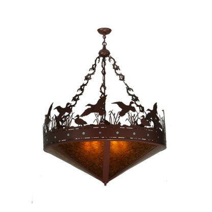 Meyda Tiffany Ducks in Flight 6 Light 42" Wide Pendant