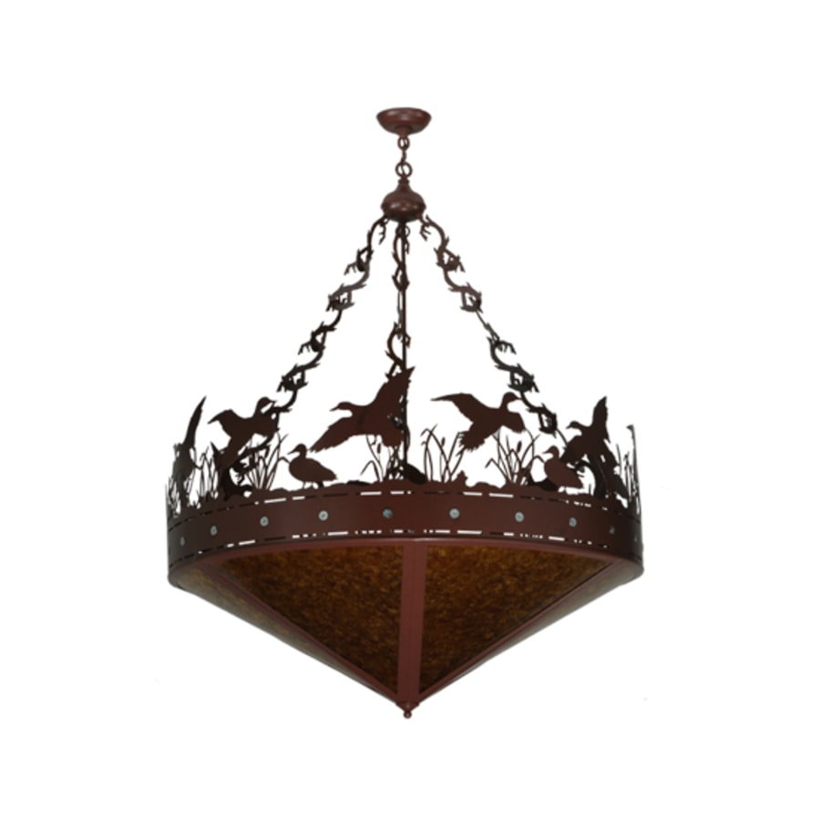 Meyda Tiffany Ducks in Flight 6 Light 42" Wide Pendant