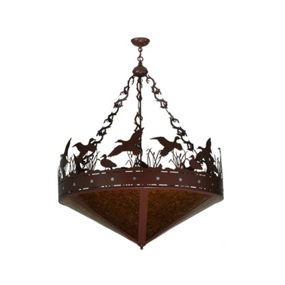 Meyda Tiffany Ducks in Flight 6 Light 42" Wide Pendant