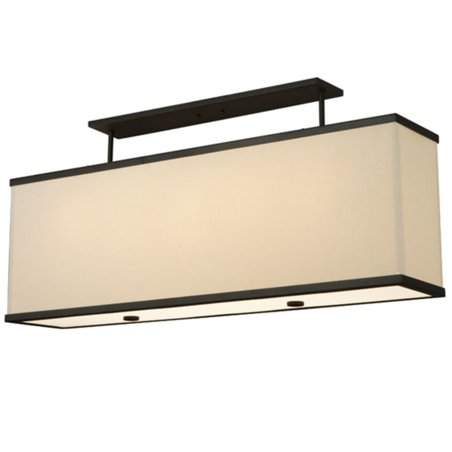 Meyda Tiffany Quadrato 5 Light 43" Wide Linear Pendant