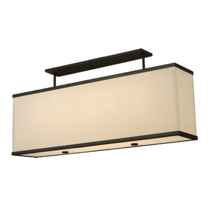 Meyda Tiffany Quadrato 5 Light 43" Wide Linear Pendant