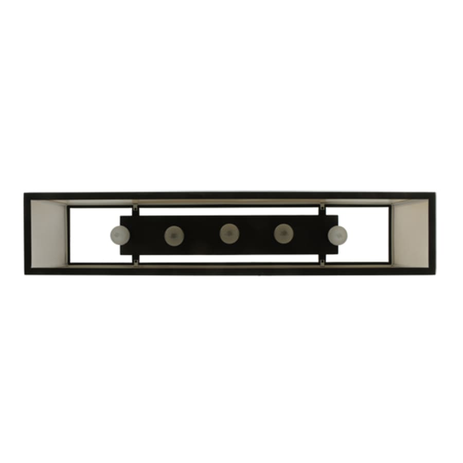 Meyda Tiffany Quadrato 5 Light 43" Wide Linear Pendant