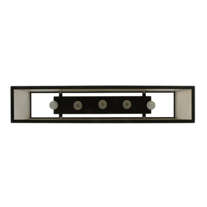 Meyda Tiffany Quadrato 5 Light 43" Wide Linear Pendant