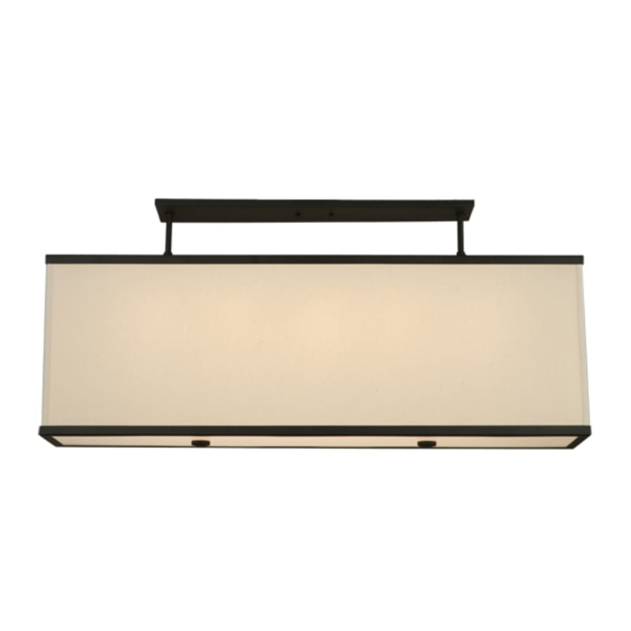 Meyda Tiffany Quadrato 5 Light 43" Wide Linear Pendant