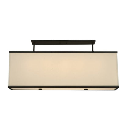 Meyda Tiffany Quadrato 5 Light 43" Wide Linear Pendant
