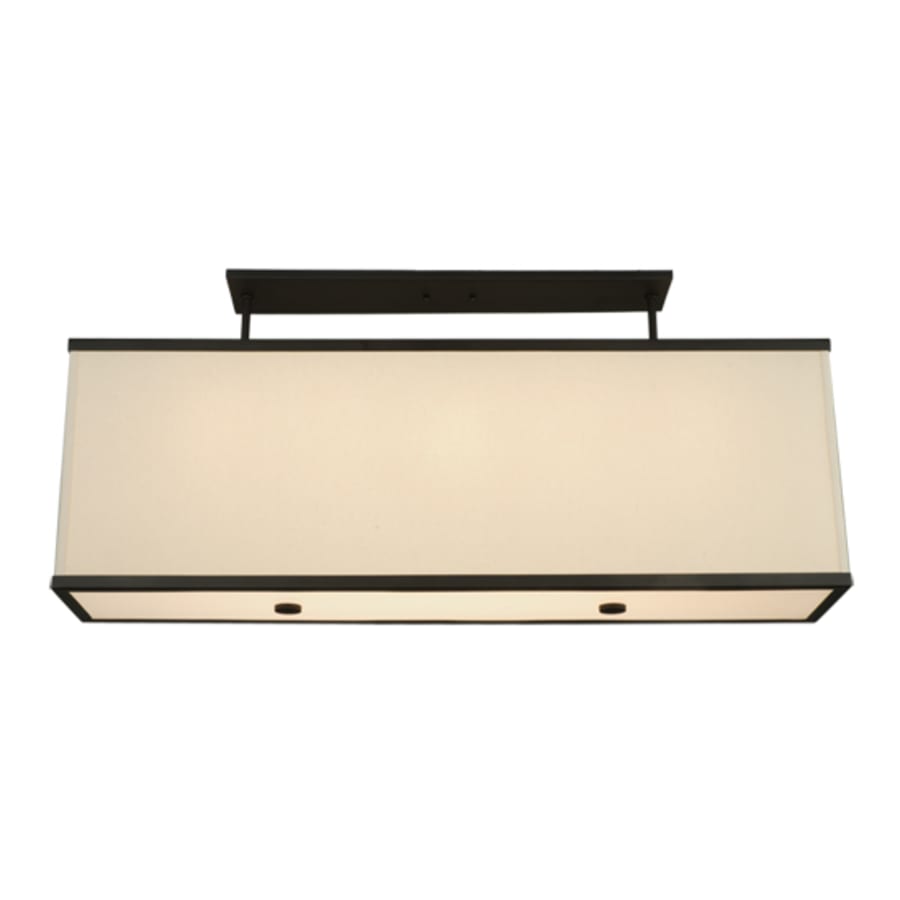 Meyda Tiffany Quadrato 5 Light 43" Wide Linear Pendant