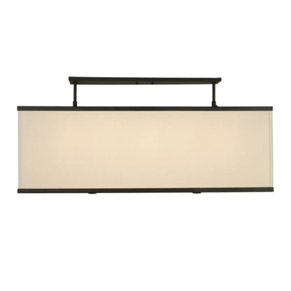 Meyda Tiffany Quadrato 5 Light 43" Wide Linear Pendant