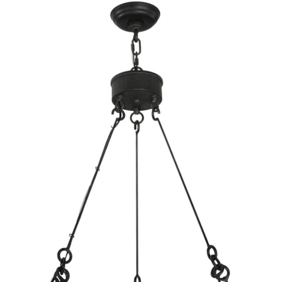 Meyda Tiffany Kenosha 6 Light 36" Wide Taper Candle Style Chandelier