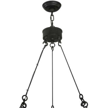 Meyda Tiffany Kenosha 6 Light 36" Wide Taper Candle Style Chandelier
