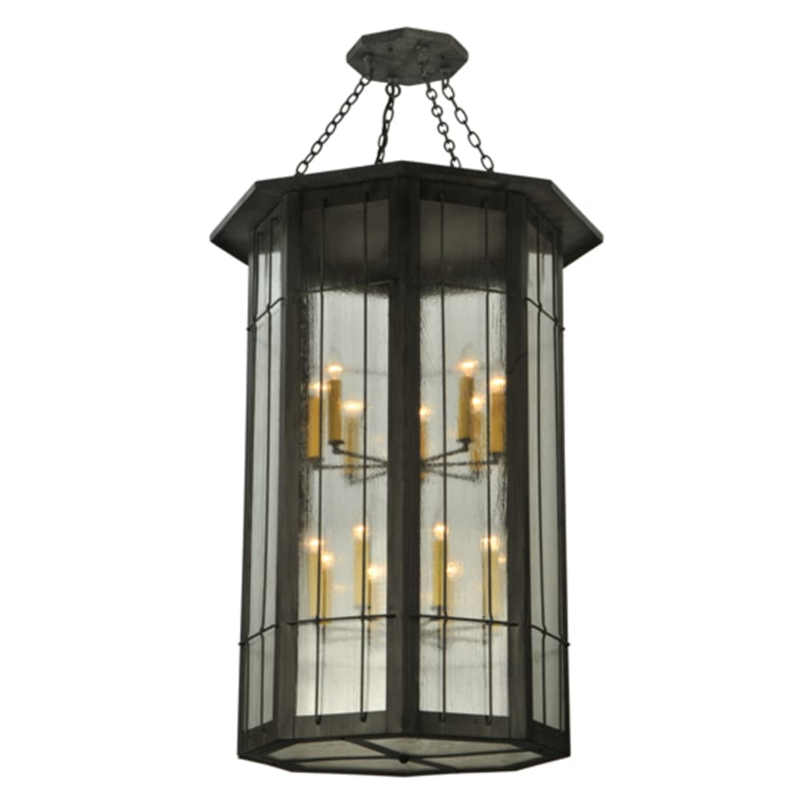 Meyda Tiffany West Albany 16 Light 38" Wide Taper Candle Pendant