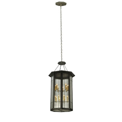 Meyda Tiffany West Albany 16 Light 38" Wide Taper Candle Pendant