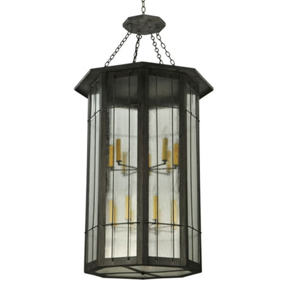 Meyda Tiffany West Albany 16 Light 38" Wide Taper Candle Pendant