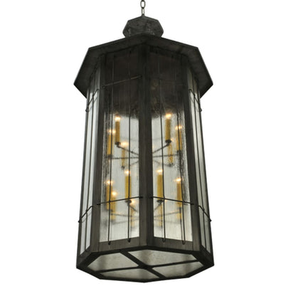 Meyda Tiffany West Albany 16 Light 38" Wide Taper Candle Pendant
