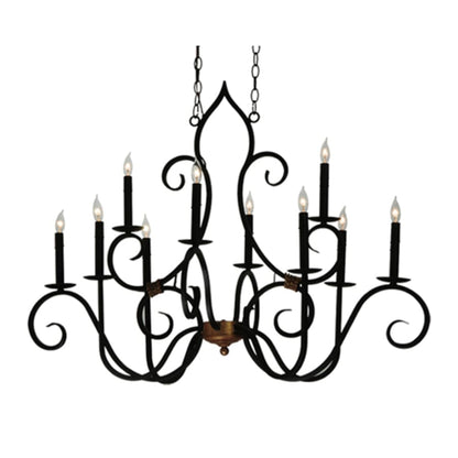 Meyda Tiffany Clifton 10 Light 29" Wide Taper Candle Style Chandelier