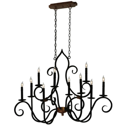 Meyda Tiffany Clifton 10 Light 29" Wide Taper Candle Style Chandelier