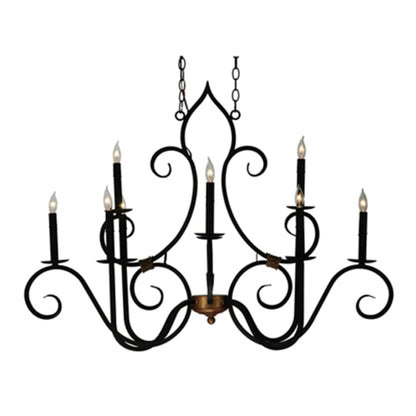 Meyda Tiffany Clifton 10 Light 29" Wide Taper Candle Style Chandelier