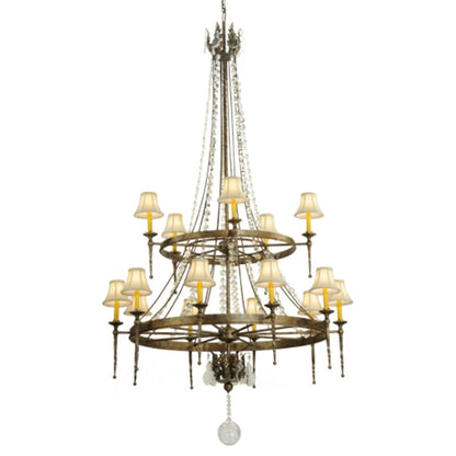 Meyda Tiffany Amaury 15 Light 55" Wide Chandelier