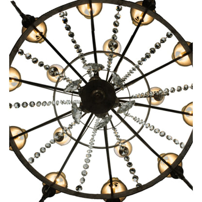 Meyda Tiffany Amaury 15 Light 55" Wide Chandelier