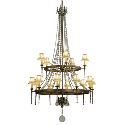 Meyda Tiffany Amaury 15 Light 55" Wide Chandelier