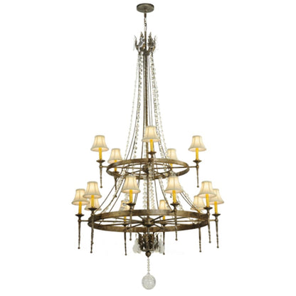 Meyda Tiffany Amaury 15 Light 55" Wide Chandelier