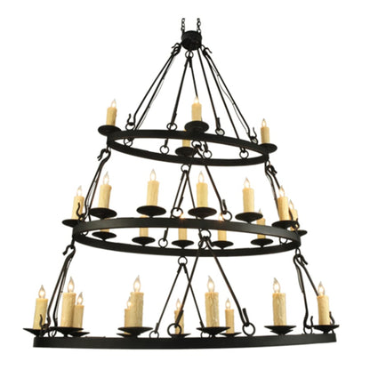 Meyda Tiffany Kenosha 28 Light 36" Wide Taper Candle Style Chandelier