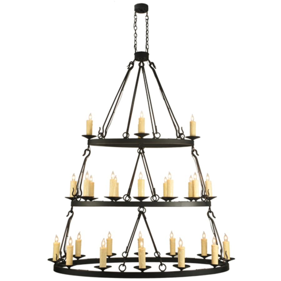 Meyda Tiffany Kenosha 28 Light 36" Wide Taper Candle Style Chandelier
