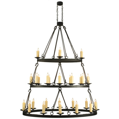 Meyda Tiffany Kenosha 28 Light 36" Wide Taper Candle Style Chandelier