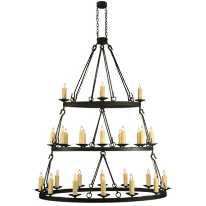 Meyda Tiffany Kenosha 28 Light 36" Wide Taper Candle Style Chandelier