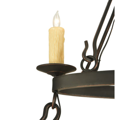 Meyda Tiffany Kenosha 28 Light 36" Wide Taper Candle Style Chandelier