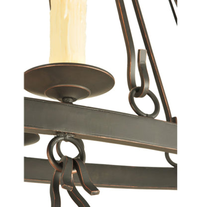 Meyda Tiffany Kenosha 28 Light 36" Wide Taper Candle Style Chandelier
