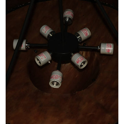 Meyda Tiffany Stanley 8 Light 46" Wide Semi-Flush Ceiling Fixture