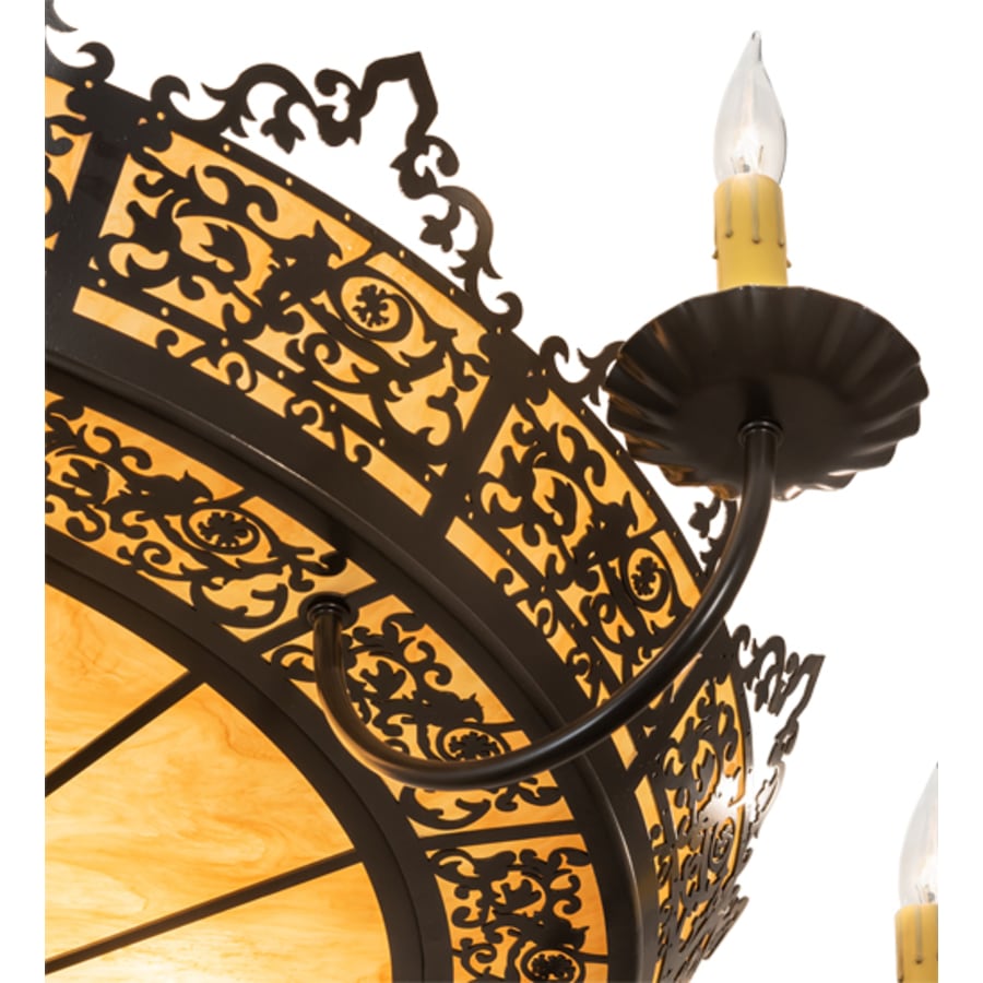 Meyda Tiffany Stanley 8 Light 46" Wide Semi-Flush Ceiling Fixture