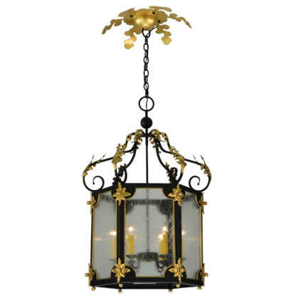 Meyda Tiffany Ganser 6 Light 25" Wide Taper Candle Pendant
