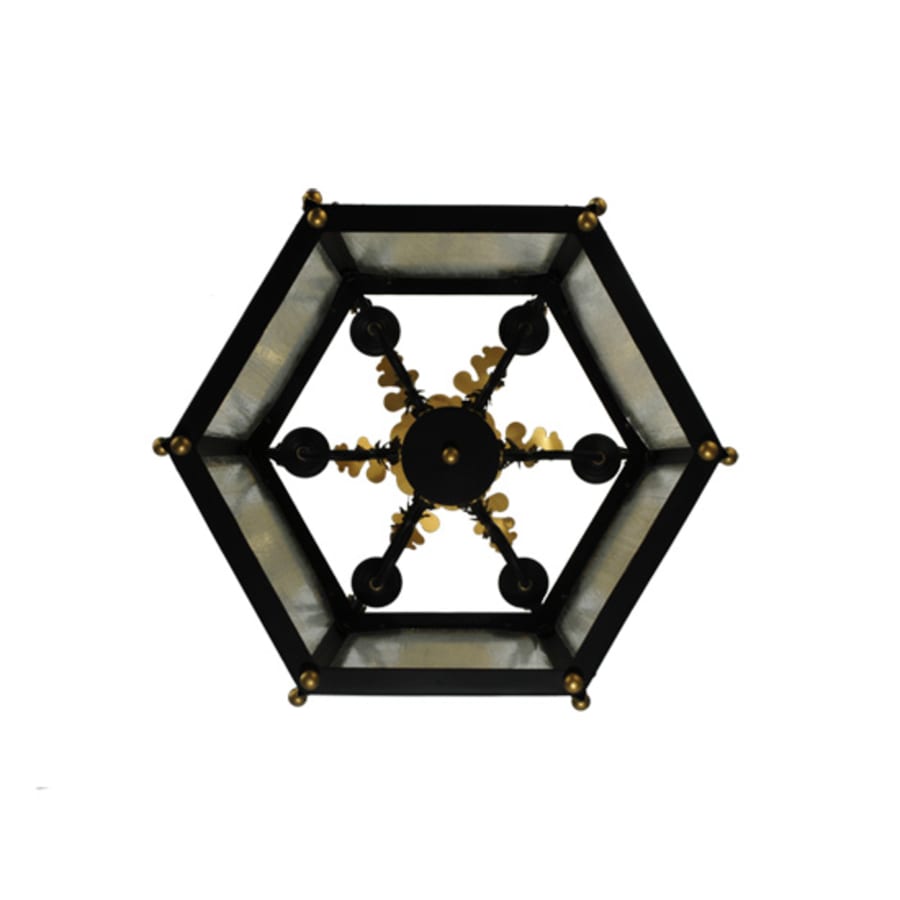 Meyda Tiffany Ganser 6 Light 25" Wide Taper Candle Pendant