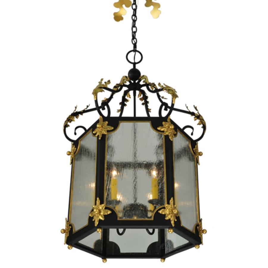 Meyda Tiffany Ganser 6 Light 25" Wide Taper Candle Pendant