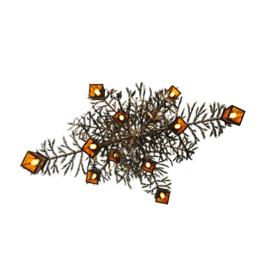 Meyda Tiffany Pine Branch Valley View 12 Light 54" Wide Chandelier