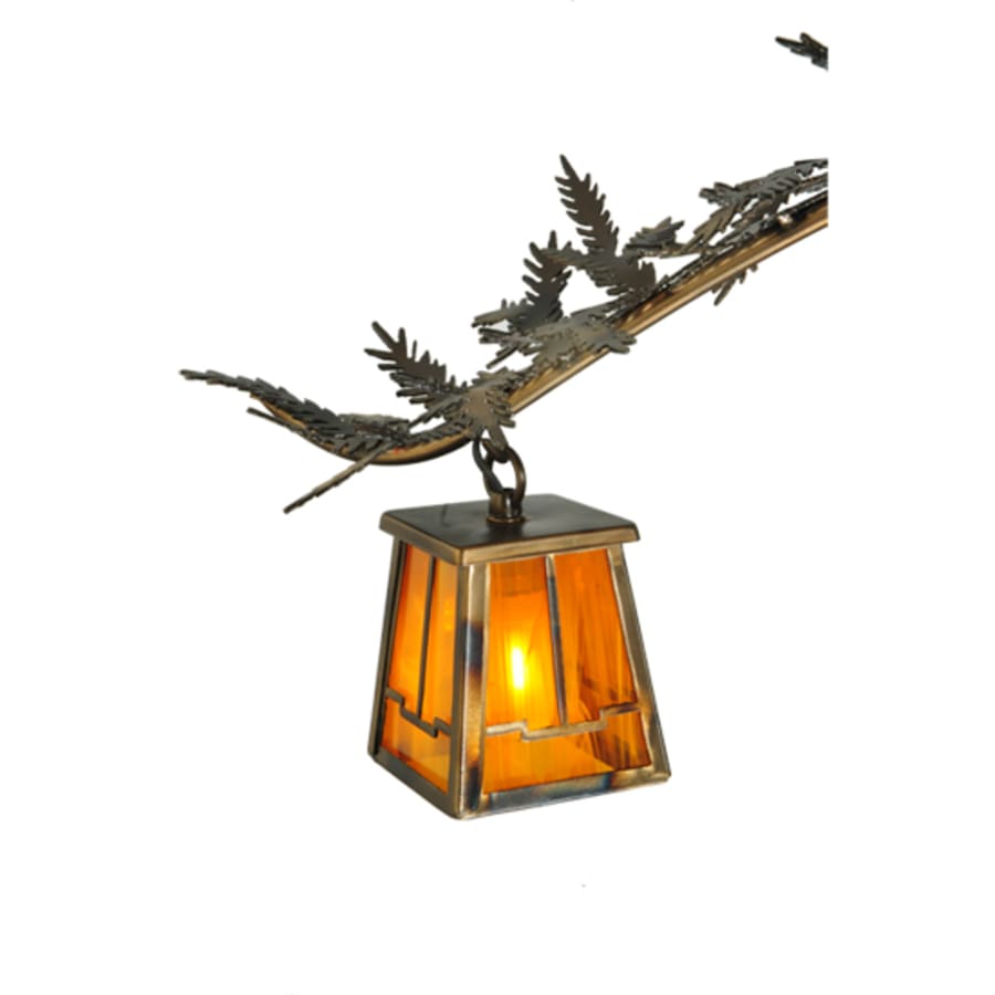 Meyda Tiffany Pine Branch Valley View 12 Light 54" Wide Chandelier