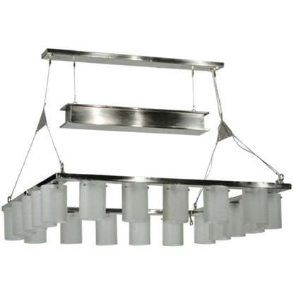 Meyda Tiffany Counter Weight 20 Light 71" Wide Linear Chandelier