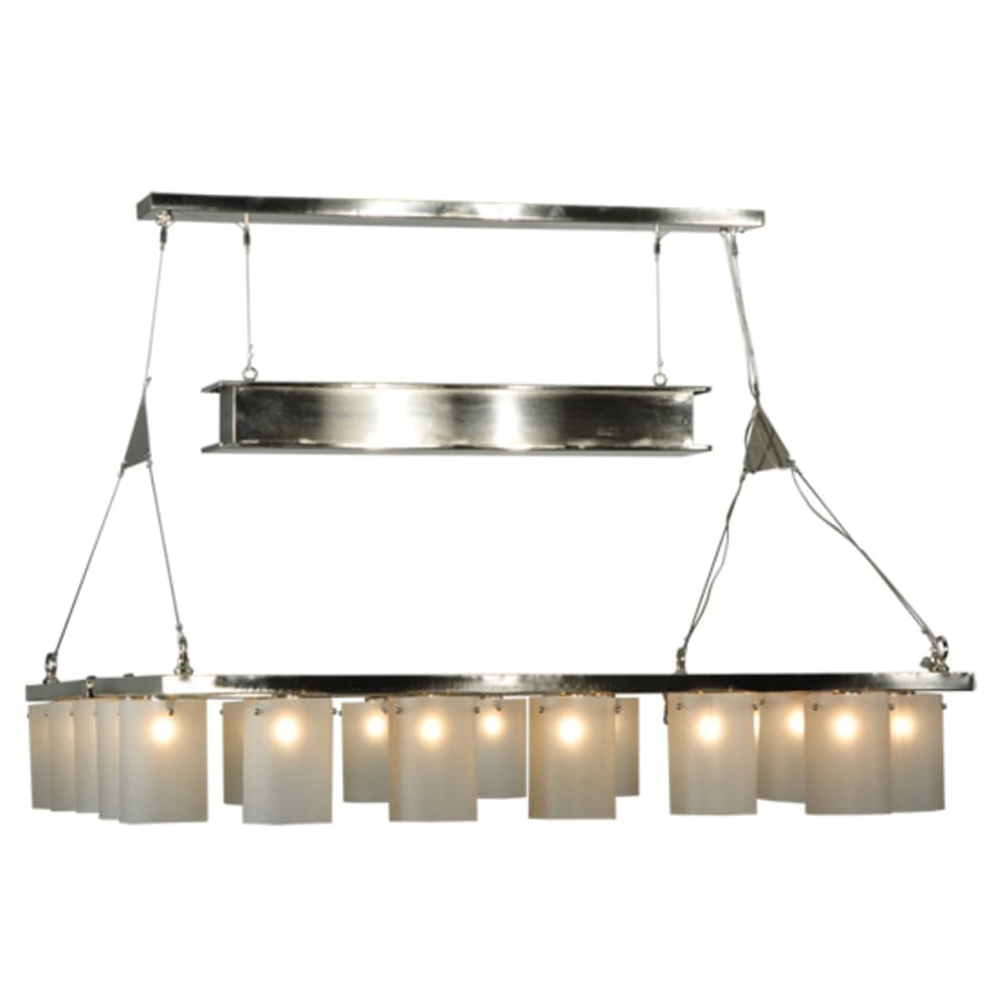 Meyda Tiffany Counter Weight 20 Light 71" Wide Linear Chandelier