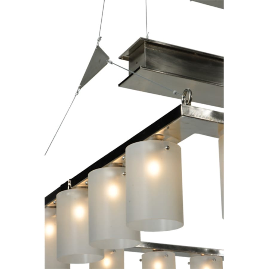 Meyda Tiffany Counter Weight 20 Light 71" Wide Linear Chandelier
