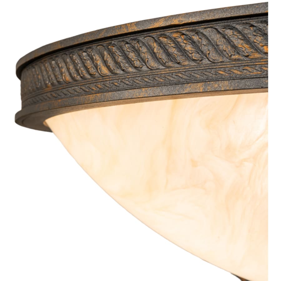 Meyda Tiffany Hoja 4 Light 30" Wide Semi-Flush Bowl Ceiling Fixture