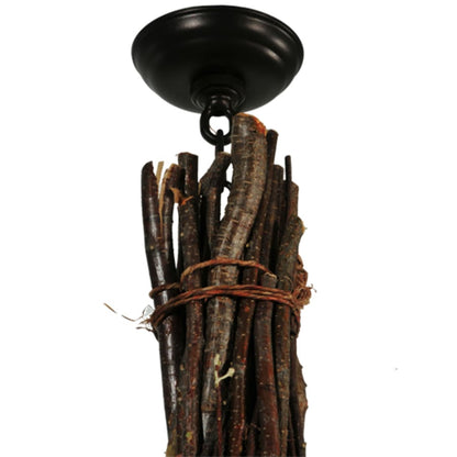 Meyda Tiffany Twigs 6 Light 48" Wide Taper Candle Style Chandelier