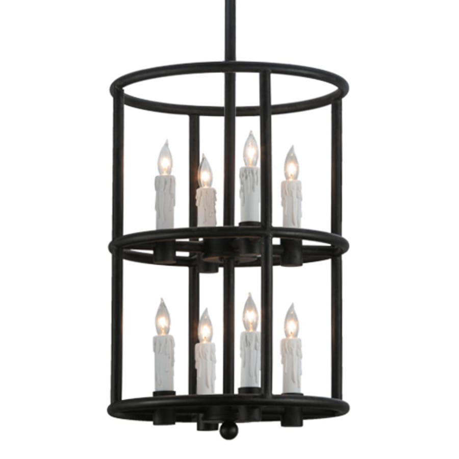 Meyda Tiffany Cilindro Air 8 Light 16" Wide Taper Candle Pendant