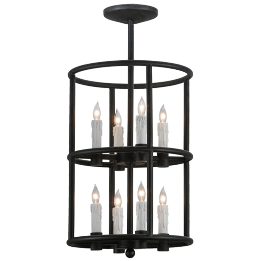 Meyda Tiffany Cilindro Air 8 Light 16" Wide Taper Candle Pendant